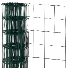 Nature Rectangular wire mesh 0.8x10m coated green plastic by Nature, fence panels - Ref: Foro24-409381, Price: 57,20 €, Disco...
