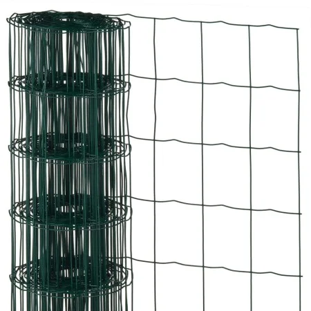 Nature Rectangular wire mesh 0.8x10m coated green plastic by Nature, fence panels - Ref: Foro24-409381, Price: 57,21 €, Disco...