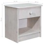 Solid pine wood bedside table 41x30x42 cm by vidaXL, Nightstands - Ref: Foro24-325533, Price: 38,20 €, Discount: %