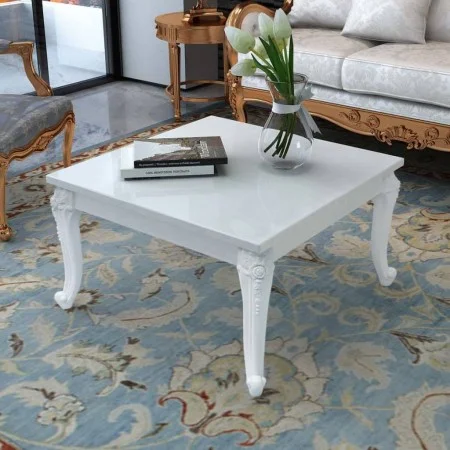 Bright white coffee table 80x80x42 cm by vidaXL, Coffee table - Ref: Foro24-243379, Price: 156,39 €, Discount: %