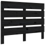 Bettkopfteil aus massivem schwarzem Kiefernholz, 100 x 3 x 80 cm von , Kopf- und Fußteile - Ref: Foro24-821336, Preis: 42,35 ...