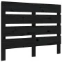 Bettkopfteil aus massivem schwarzem Kiefernholz, 100 x 3 x 80 cm von , Kopf- und Fußteile - Ref: Foro24-821336, Preis: 35,59 ...