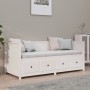 Schlafsofa aus massivem weißem Kiefernholz, 90 x 190 cm von , Betten und Lattenroste - Ref: Foro24-820912, Preis: 418,50 €, R...