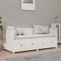 Sofá cama madera maciza de pino blanco 90x190 cm de , Camas y somieres - Ref: Foro24-820912, Precio: 411,18 €, Descuento: %