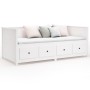 Schlafsofa aus massivem weißem Kiefernholz, 90 x 190 cm von , Betten und Lattenroste - Ref: Foro24-820912, Preis: 418,50 €, R...