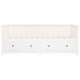 Solid white pine wood sofa bed 90x190 cm by , Beds and slatted bases - Ref: Foro24-820912, Price: 418,50 €, Discount: %