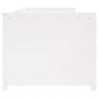Sofá cama madera maciza de pino blanco 90x190 cm de , Camas y somieres - Ref: Foro24-820912, Precio: 411,18 €, Descuento: %