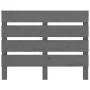 Cabecero de cama madera maciza de pino gris 100x3x80 cm de , Cabeceros y pies de cama - Ref: Foro24-821334, Precio: 41,87 €, ...