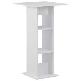 White bar table 60x60x110 cm by , Kitchen and dining tables - Ref: Foro24-280205, Price: 76,06 €, Discount: %