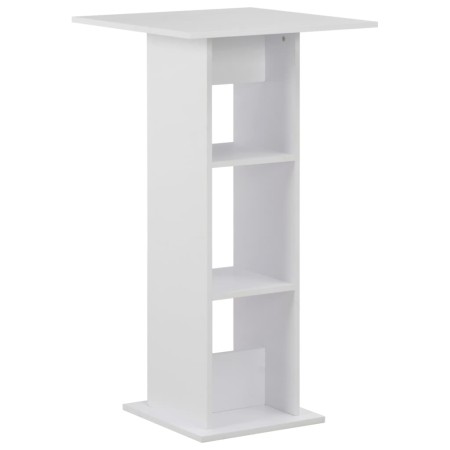 Mesa de bar blanca 60x60x110 cm de , Mesas de cocina y de comedor - Ref: Foro24-280205, Precio: 75,98 €, Descuento: %