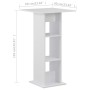 Mesa de bar blanca 60x60x110 cm de , Mesas de cocina y de comedor - Ref: Foro24-280205, Precio: 75,98 €, Descuento: %