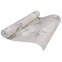 3D Vliestapete mit grauem Blumendruck 10x0,53 m von , Bemaltes Papier - Ref: Foro24-353411, Preis: 21,59 €, Rabatt: %