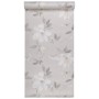 3D Vliestapete mit grauem Blumendruck 10x0,53 m von , Bemaltes Papier - Ref: Foro24-353411, Preis: 21,59 €, Rabatt: %