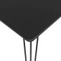 High table and bar stools 7 pieces black by , Furniture sets for kitchens and dining rooms - Ref: Foro24-3057395, Price: 534,...