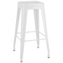 Hoher Tisch und Barhocker 5 Stück schwarz und weiß von , Möbelsets für Küchen und Esszimmer - Ref: Foro24-3057458, Preis: 517...