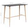 Hoher Tisch und Barhocker 5 Stück schwarz und weiß von , Möbelsets für Küchen und Esszimmer - Ref: Foro24-3057458, Preis: 517...