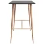 High table and bar stools 7 pieces black by , Furniture sets for kitchens and dining rooms - Ref: Foro24-3057479, Price: 576,...