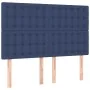 Box spring bed with blue fabric mattress 140x200 cm by , Beds and slatted bases - Ref: Foro24-3137483, Price: 529,67 €, Disco...