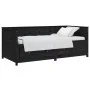 Sofá cama madera maciza de pino negro 75x190 cm de , Camas y somieres - Ref: Foro24-820920, Precio: 208,34 €, Descuento: %