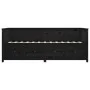 Sofá cama madera maciza de pino negro 75x190 cm de , Camas y somieres - Ref: Foro24-820920, Precio: 208,34 €, Descuento: %