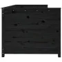 Sofá cama madera maciza de pino negro 75x190 cm de , Camas y somieres - Ref: Foro24-820920, Precio: 208,34 €, Descuento: %