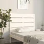Bettkopfteil aus massivem weißem Kiefernholz, 100 x 3 x 80 cm von , Kopf- und Fußteile - Ref: Foro24-821333, Preis: 44,49 €, ...