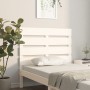 Bettkopfteil aus massivem weißem Kiefernholz, 100 x 3 x 80 cm von , Kopf- und Fußteile - Ref: Foro24-821333, Preis: 44,87 €, ...