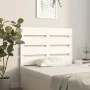 Bettkopfteil aus massivem weißem Kiefernholz, 100 x 3 x 80 cm von , Kopf- und Fußteile - Ref: Foro24-821333, Preis: 44,49 €, ...