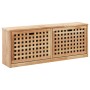 Solid walnut wood shoe bench 94x20x38 cm by , Shoe racks and shoe organizers - Ref: Foro24-247599, Price: 71,12 €, Discount: %