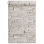 Gray and beige stone look 3D wall wallpaper by , Painted paper - Ref: Foro24-353392, Price: 12,84 €, Discount: %