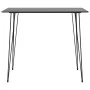 High table and bar stools 7 pieces black by , Furniture sets for kitchens and dining rooms - Ref: Foro24-3057387, Price: 674,...