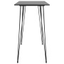 Hoher Tisch und Barhocker 7 Stück schwarz von , Möbelsets für Küchen und Esszimmer - Ref: Foro24-3057387, Preis: 726,68 €, Ra...