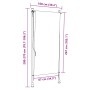 Estor enrollable de exterior gris antracita 100x270 cm