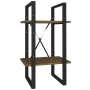2-tier oak brown wood shelf 40x30x70 cm by , Bookcases and shelves - Ref: Foro24-821302, Price: 34,00 €, Discount: %