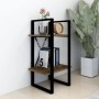 2-stöckiges Regal aus braunem Eichenholz, 40 x 30 x 70 cm von , Bücherregale und Regale - Ref: Foro24-821302, Preis: 34,38 €,...