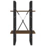 2-stöckiges Regal aus braunem Eichenholz, 40 x 30 x 70 cm von , Bücherregale und Regale - Ref: Foro24-821302, Preis: 34,38 €,...