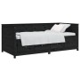 Schlafsofa aus massivem schwarzem Kiefernholz, 90 x 200 cm von , Betten und Lattenroste - Ref: Foro24-820905, Preis: 309,88 €...