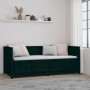 Schlafsofa aus massivem schwarzem Kiefernholz, 90 x 200 cm von , Betten und Lattenroste - Ref: Foro24-820905, Preis: 309,88 €...
