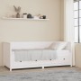 Schlafsofa aus massivem weißem Kiefernholz, 80 x 200 cm von , Betten und Lattenroste - Ref: Foro24-820907, Preis: 328,88 €, R...