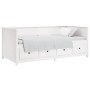 Solid white pine wood sofa bed 80x200 cm by , Beds and slatted bases - Ref: Foro24-820907, Price: 328,88 €, Discount: %