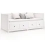 Schlafsofa aus massivem weißem Kiefernholz, 80 x 200 cm von , Betten und Lattenroste - Ref: Foro24-820907, Preis: 324,12 €, R...