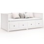 Schlafsofa aus massivem weißem Kiefernholz, 80 x 200 cm von , Betten und Lattenroste - Ref: Foro24-820907, Preis: 328,88 €, R...