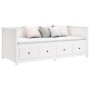 Schlafsofa aus massivem weißem Kiefernholz, 80 x 200 cm von , Betten und Lattenroste - Ref: Foro24-820907, Preis: 328,88 €, R...