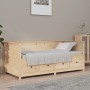 Schlafsofa aus massivem Kiefernholz, 90 x 190 cm von , Betten und Lattenroste - Ref: Foro24-820911, Preis: 329,39 €, Rabatt: %