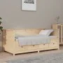 Sofá cama madera maciza de pino 90x190 cm de , Camas y somieres - Ref: Foro24-820911, Precio: 323,99 €, Descuento: %