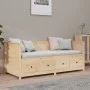 Sofá cama madera maciza de pino 90x190 cm de , Camas y somieres - Ref: Foro24-820911, Precio: 323,99 €, Descuento: %