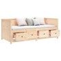 Schlafsofa aus massivem Kiefernholz, 90 x 190 cm von , Betten und Lattenroste - Ref: Foro24-820911, Preis: 329,39 €, Rabatt: %