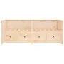 Solid pine wood sofa bed 90x190 cm by , Beds and slatted bases - Ref: Foro24-820911, Price: 323,99 €, Discount: %
