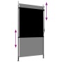Estor enrollable de exterior gris antracita 120x270 cm