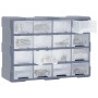 Organizador multicajones con 16 cajones medianos 52x16x37 cm